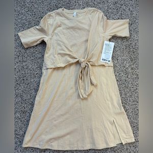 NEW Lululemon Cotton Wrap-Front T-Shirt Dress